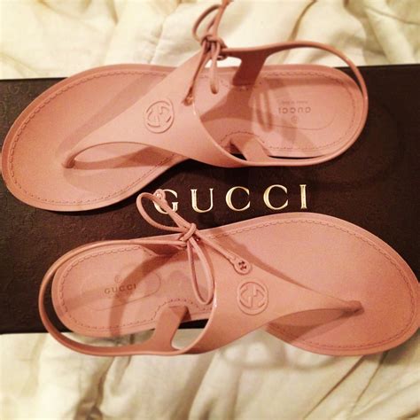 gucci sandal jelly|authentic Gucci sandals.